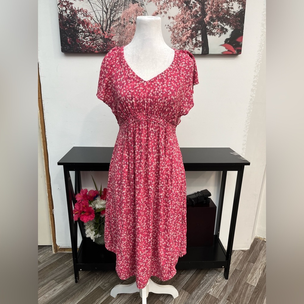 Old Navy Pink Floral Maternity Dress